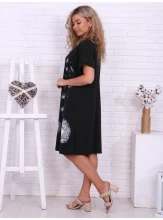 Туника Ветер хаки (кулирка)